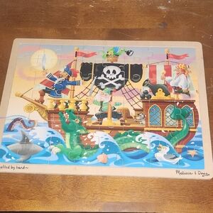 Melissa & Doug Colorful Pirate Ship Puzzle